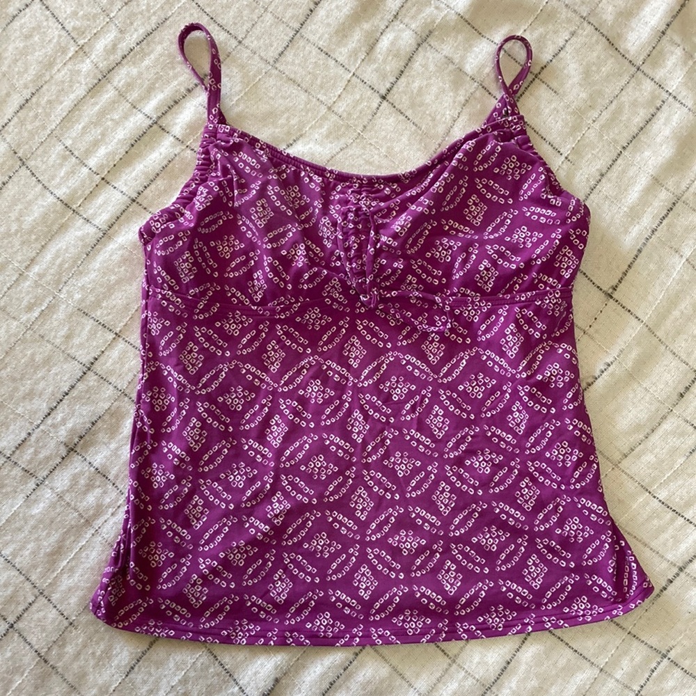 Land’s end size 8 tankini top.